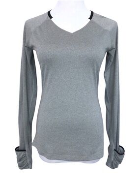 Nike Dri-Fit Long Sleeve Shirt Grey Women’s Size S